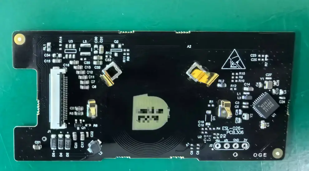 2,66-дюймовая электронная бирка Электронные полочные этикетки PCB 2,4 ГГц для электронных полочных бирок сетевых супермаркетов